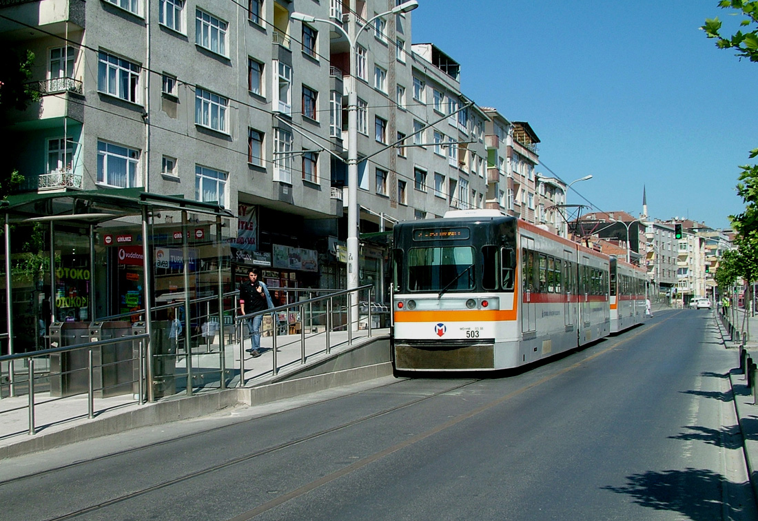 Стамбул, ABB № 503; Стамбул — Трамвайная линия T2 (Zeytinburnu — Bağcılar) — Разные фотографии