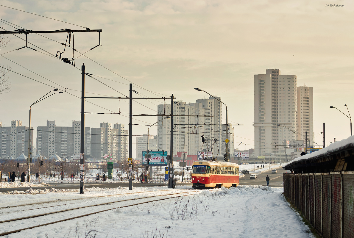 Kyiv — Tramway lines: Darnytske depot network