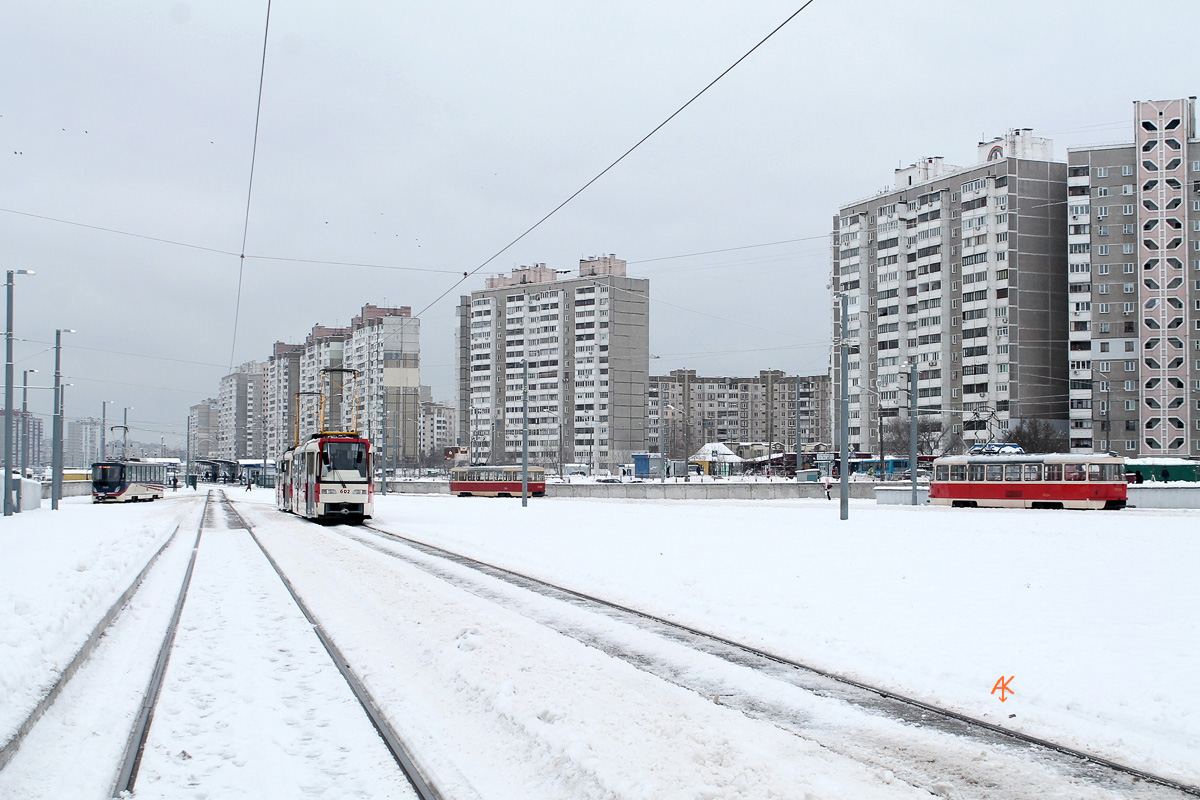 Kyiv — Terminus stations; Kyiv — Tramway lines: Rapid line # 2