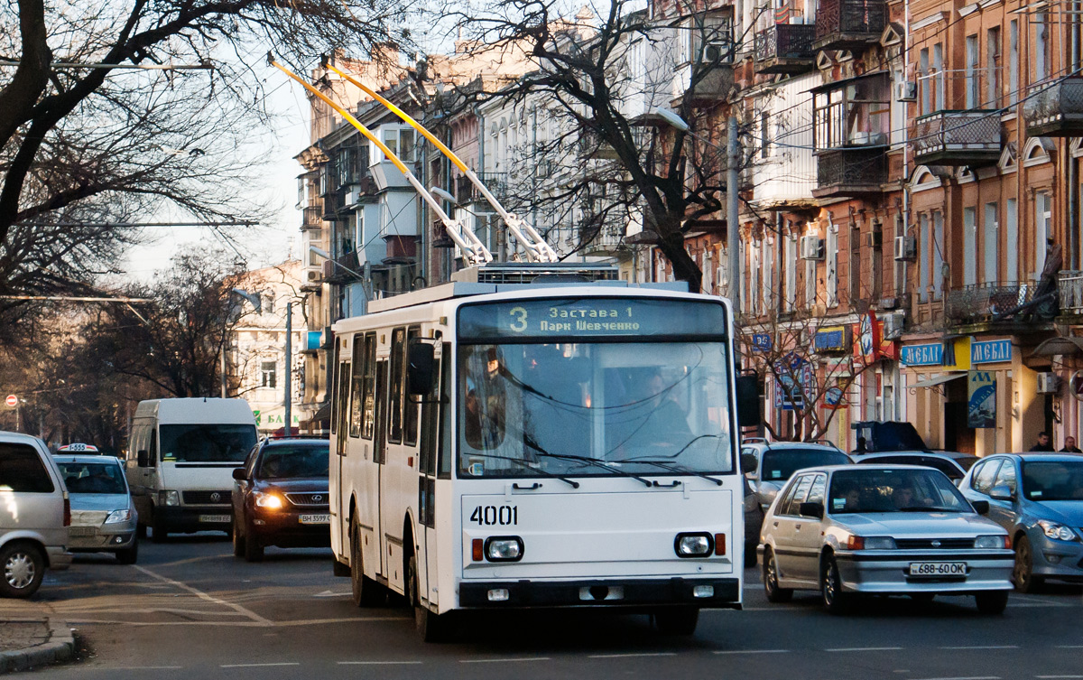 Одесса, Škoda 14Tr17/6M № 4001