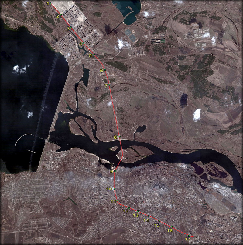 Kamieńskie — Maps; Kamieńskie — Несостоявшийся "Скоростной Трамвай" на левый берег