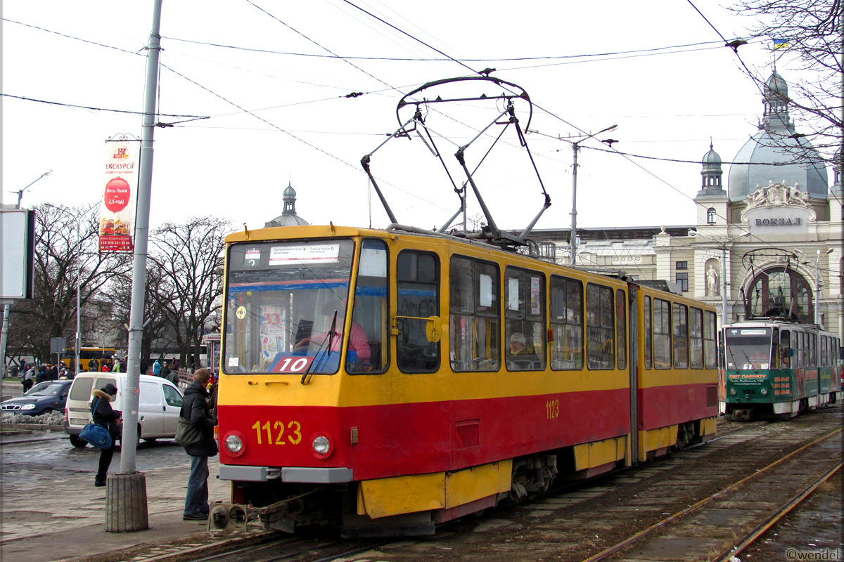 Lviv, Tatra KT4SU № 1123