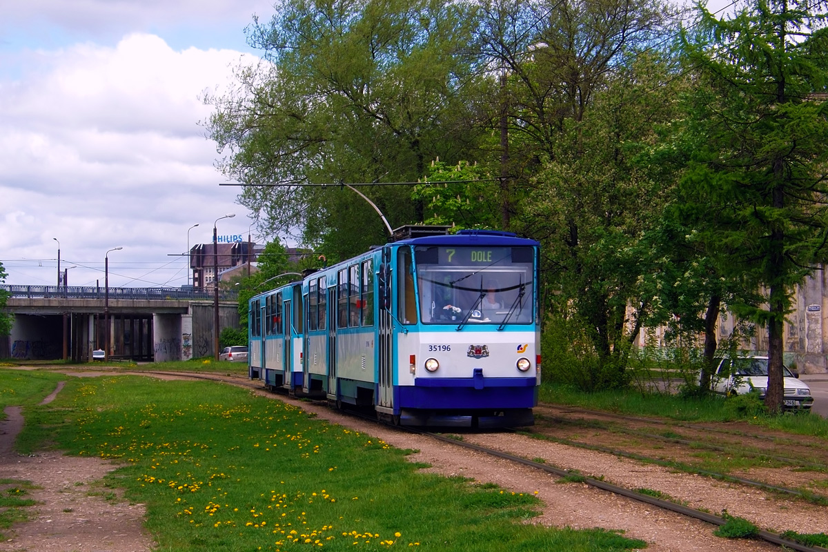 Riga, Tatra Т3MR (T6B5-R) č. 35196