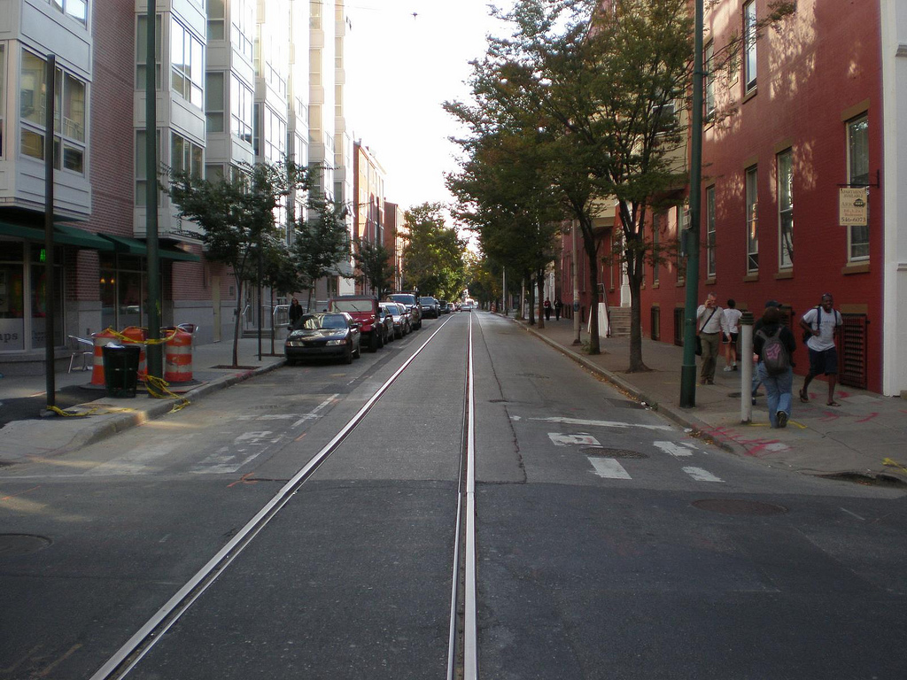 Филадельфия — Городские трамвайные линии
