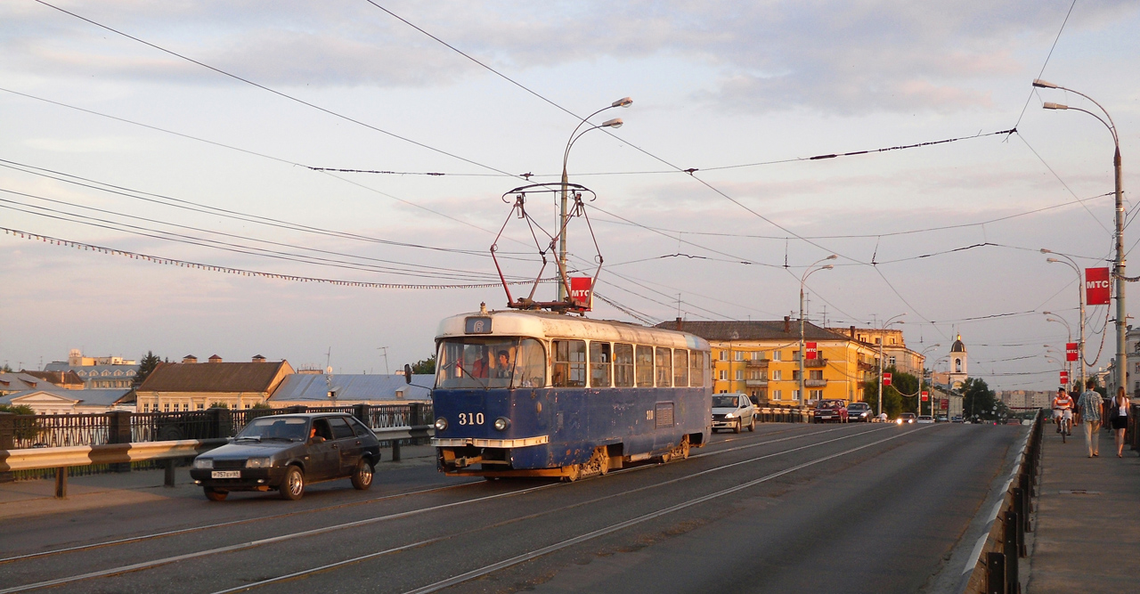 Тверь, Tatra T3SU № 310; Тверь — Трамвайные линии: Новый Волжский мост