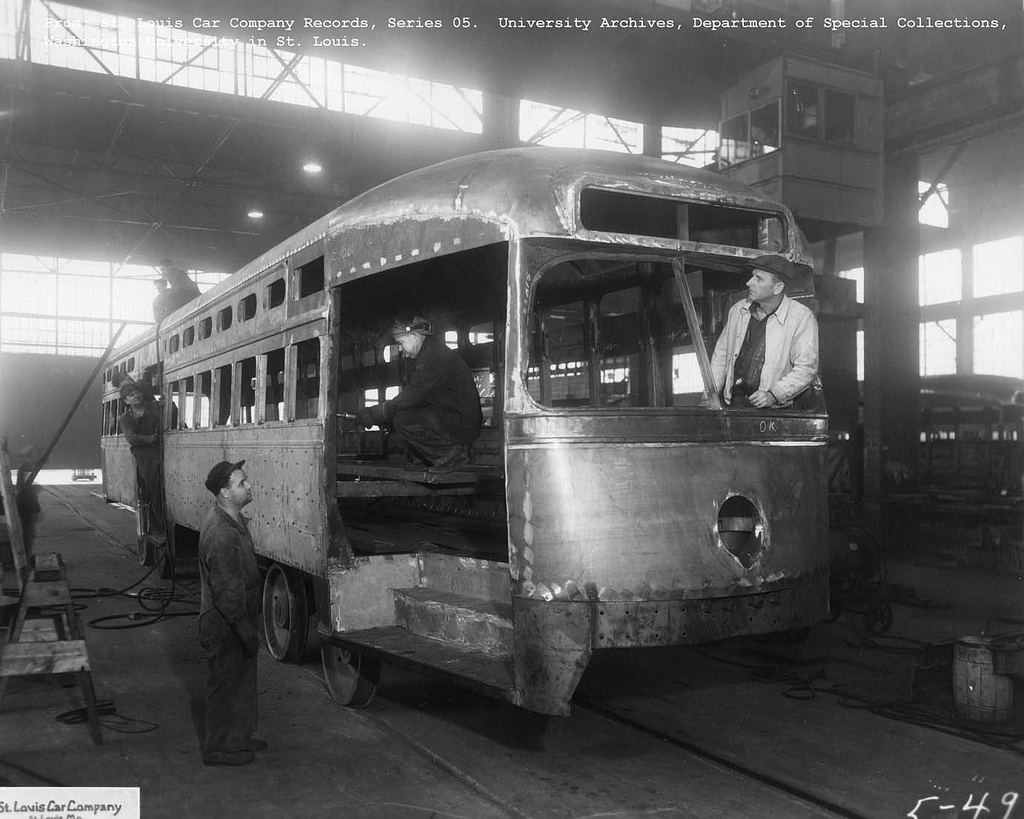 Сент-Луис — St. Louis Car Co. — новые вагоны и завод