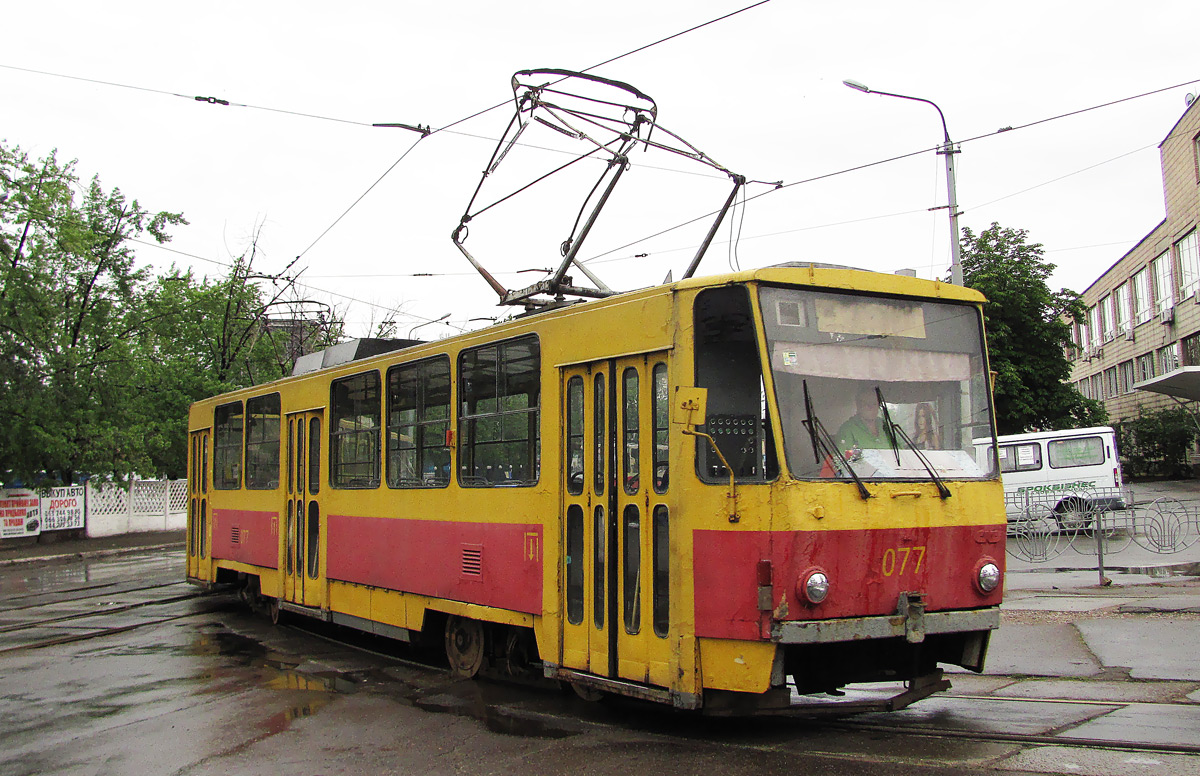 Киев, Tatra T6B5SU № 077