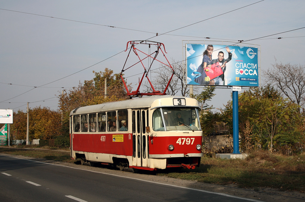 Донецк, Tatra T3SU (двухдверная) № 4797