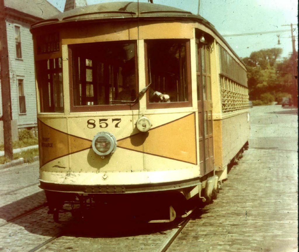 Columbus, OH, Brill 4-axle motor car № 857