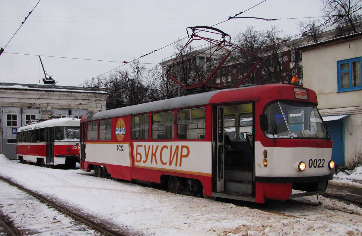 Москва, Tatra T3SU № 0022; Москва — Трамвайно-ремонтный завод (ТРЗ)