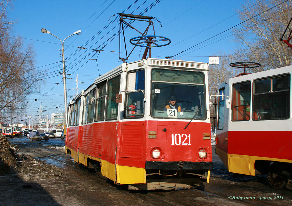 Уфа, 71-605А № 1021