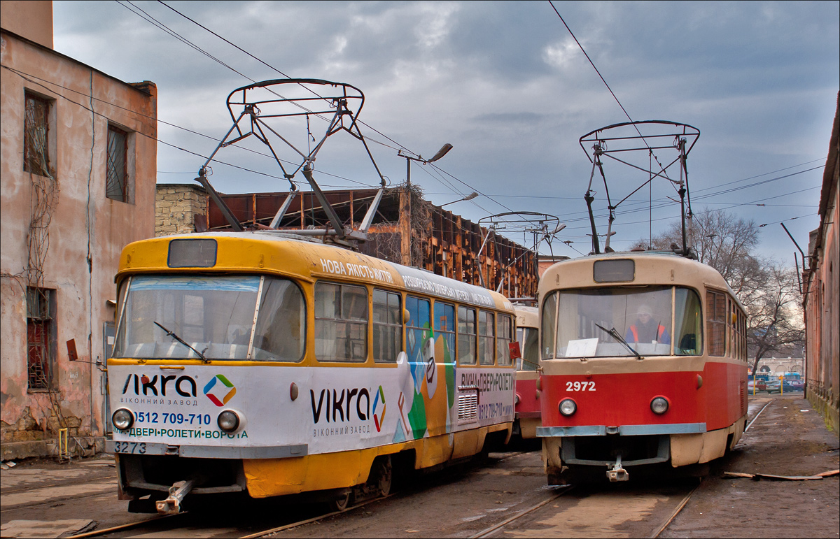 Одесса, Tatra T3SU № 3273; Одесса, Tatra T3SU № 2972