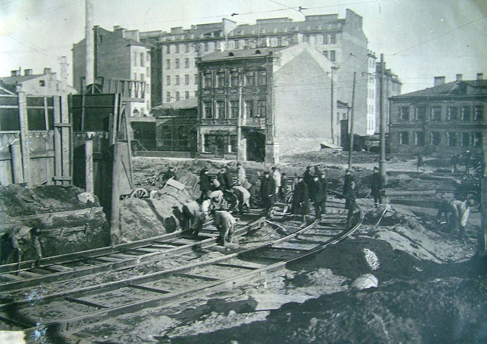 聖彼德斯堡 — Historic Photos of Tramway Infrastructure
