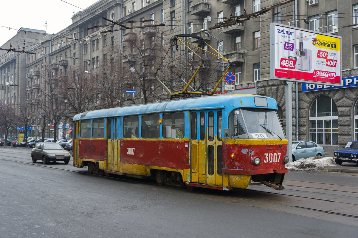 Харьков, Tatra T3SU № 3007