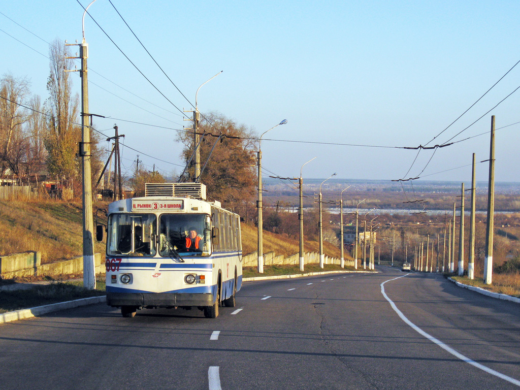 Lisichansk, ZiU-682V-012 [V0A] № 067; Lisichansk — The ride in honor of the 40th anniversary of the Lisichanskiy trolleybus 18.11.2012