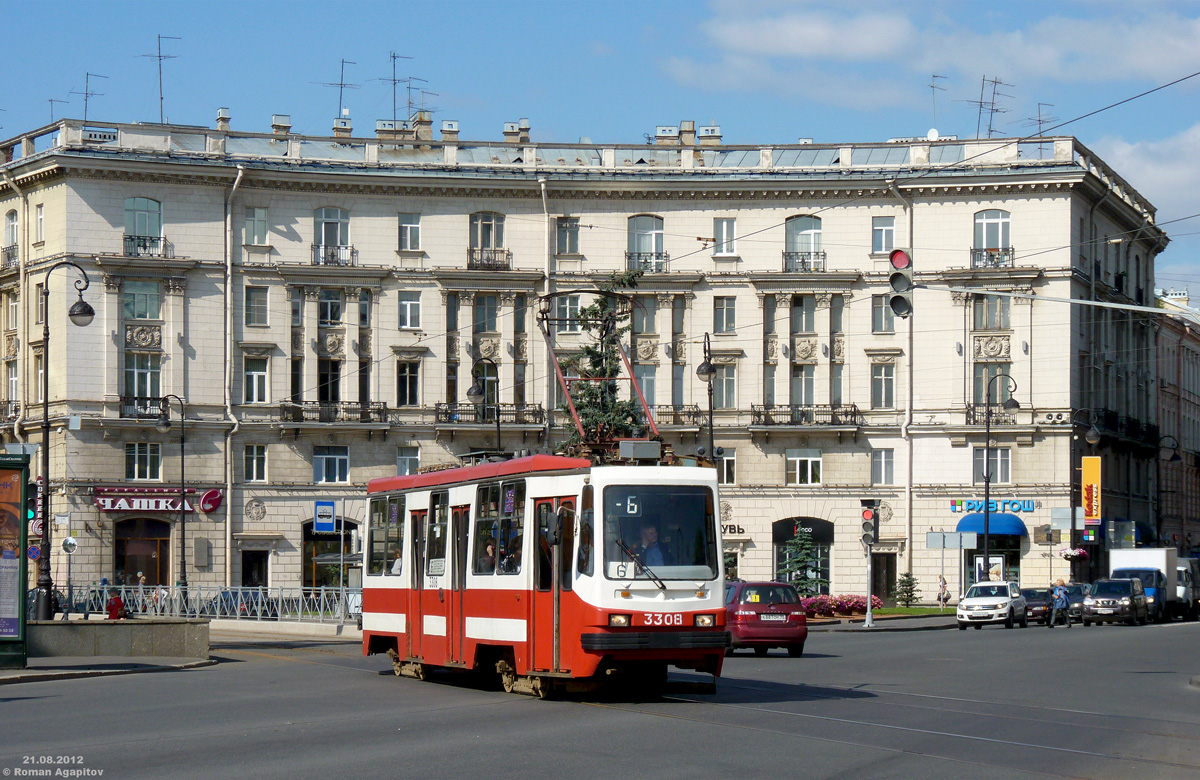 Санкт-Петербург, 71-134А (ЛМ-99АВ) № 3308