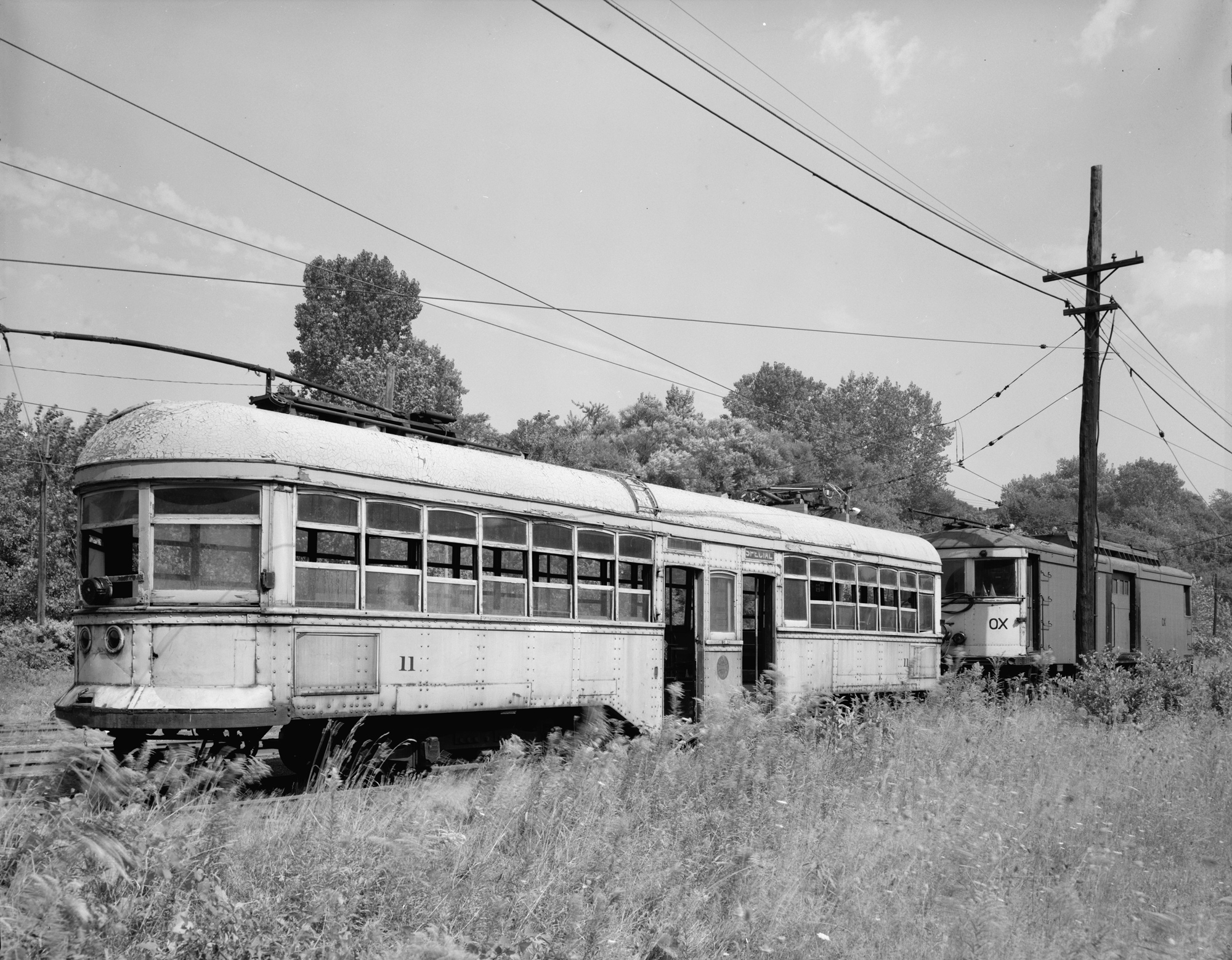 Cleveland, Kuhlman 4-axle motor car nr. 11; Cleveland, Kuhlman 4-axle motor car nr. OX