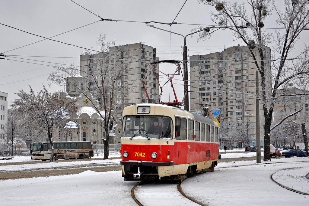 Харьков, Tatra T3SUCS № 7042