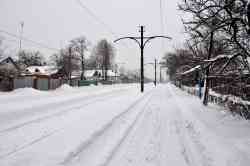 Донецк — Снегопад-2013; Донецк — Трамвайные линии: сеть 3-го депо