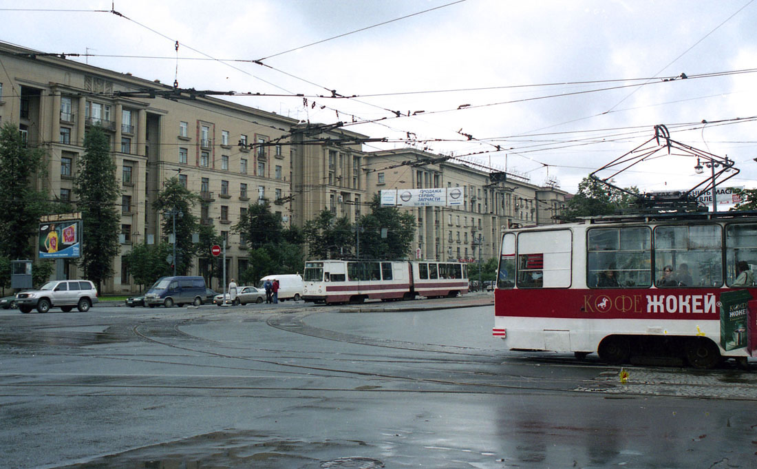 Санкт-Петербург, ЛВС-86К № 1012; Санкт-Петербург, ЛВС-86К № 8150; Санкт-Петербург — Трамвайные линии и инфраструктура