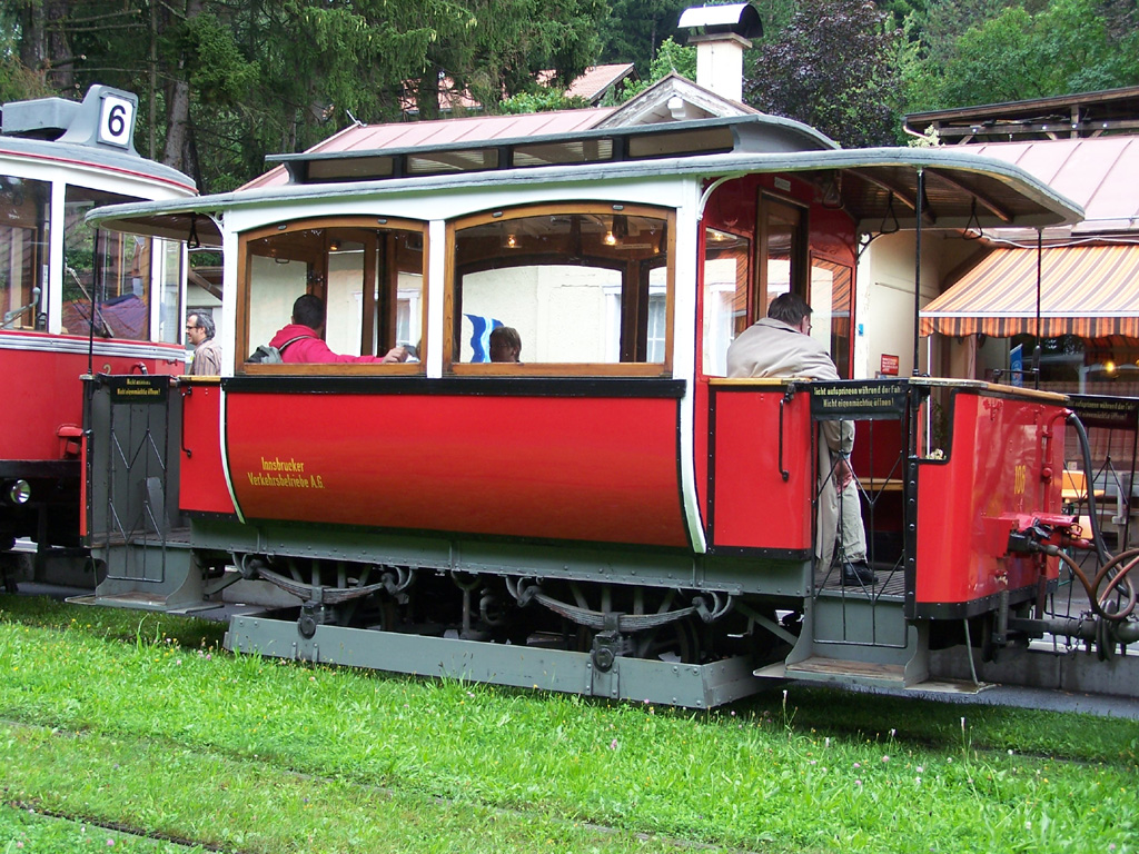 Innsbruck, Graz 2-axle trailer car nr. 106; Innsbruck — 100 Jahre Haller Triebwagen