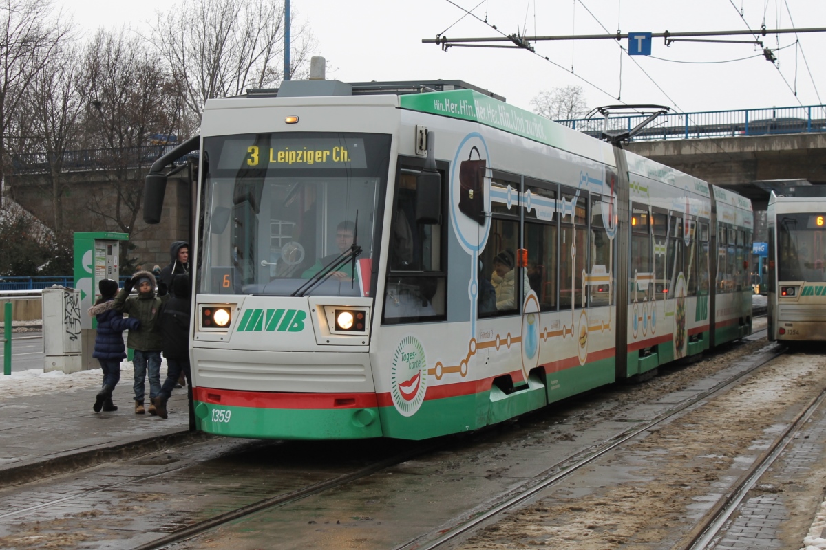 Magdeburg, Alstom NGT8D Nr. 1359