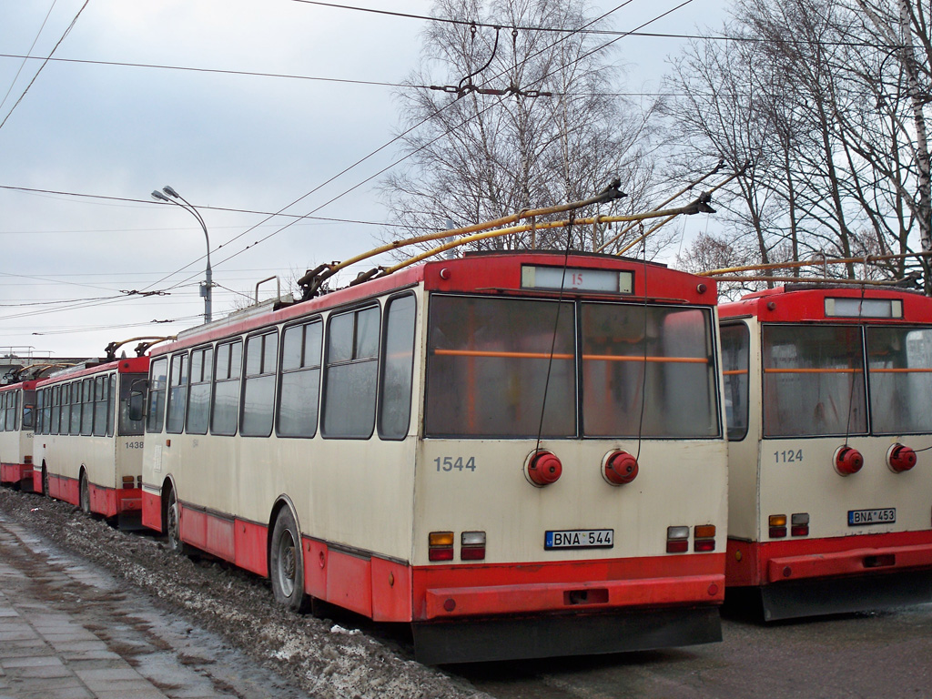 Вильнюс, Škoda 14Tr89/6 № 1544