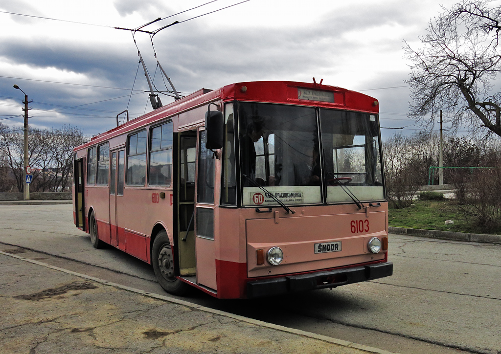 Крымскі тралейбус, Škoda 14Tr89/6 № 6103