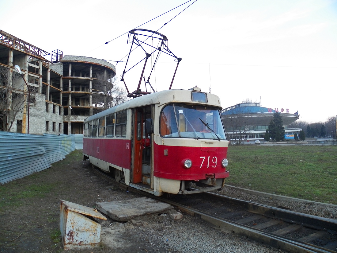 Запорожье, Tatra T3SU (двухдверная) № 719
