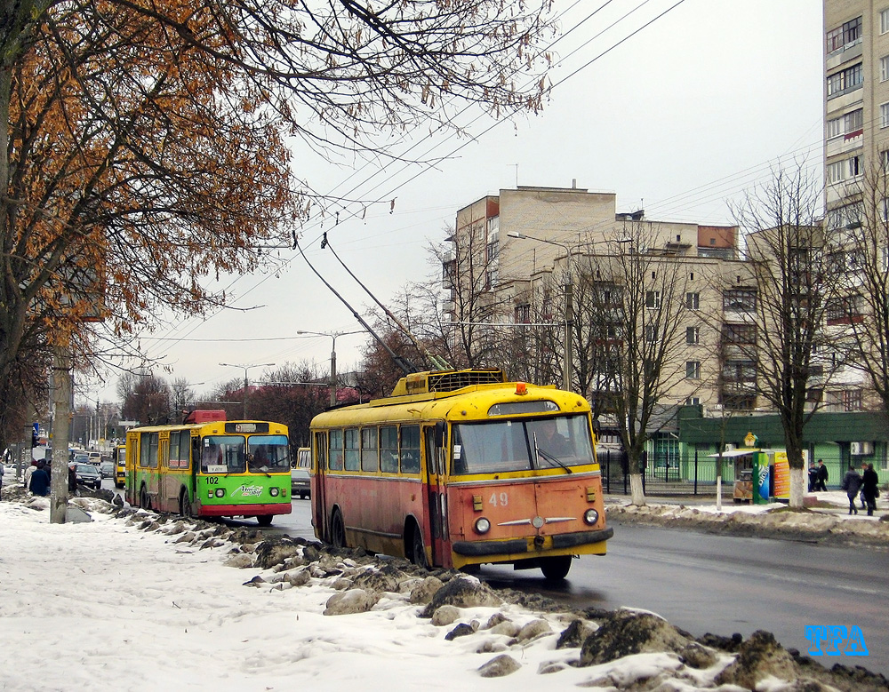 Луцк, Škoda 9Tr19 № 49