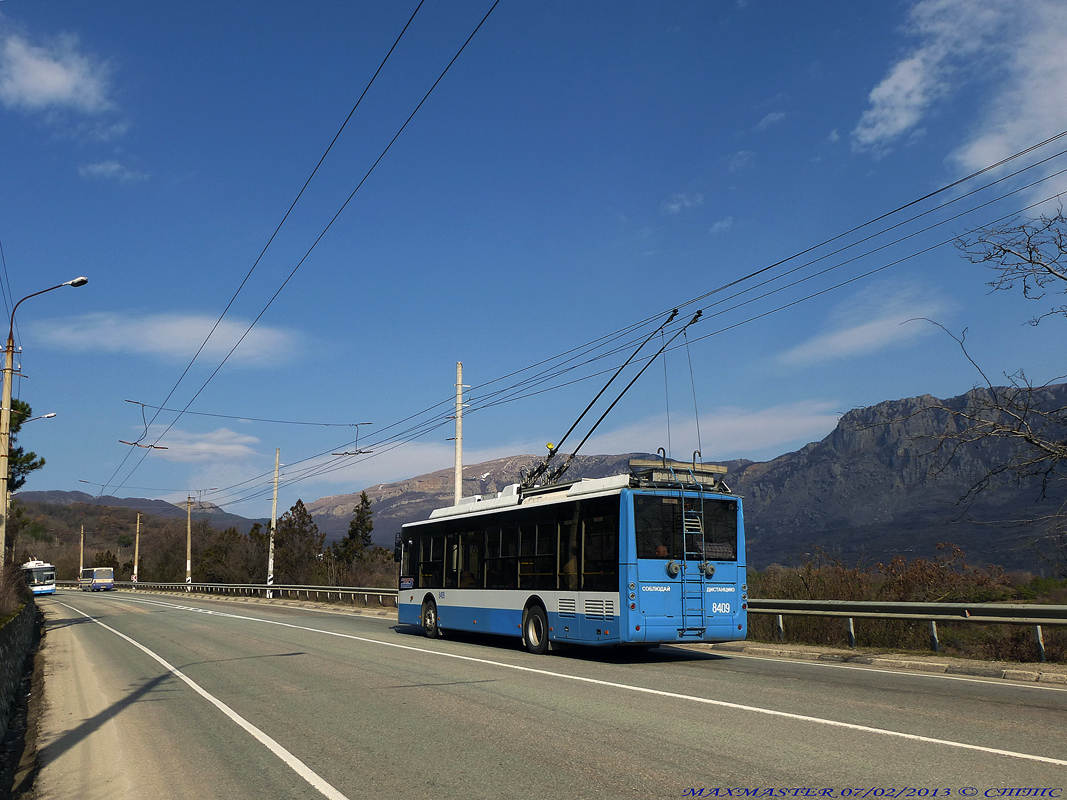 Crimean trolleybus, Bogdan T70115 # 8409