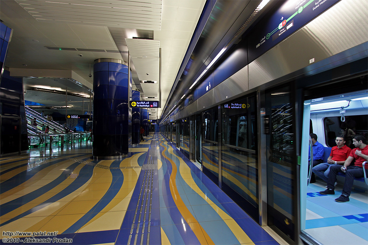 Дубай — Метрополитен — Зелёная линия; Дубай — Метрополитен — Станции