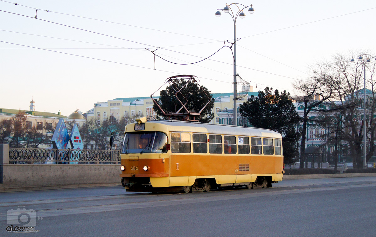 Yekaterinburg, Tatra T3SU № 606