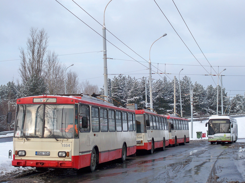 Вильнюс, Škoda 14Tr89/6 № 1554