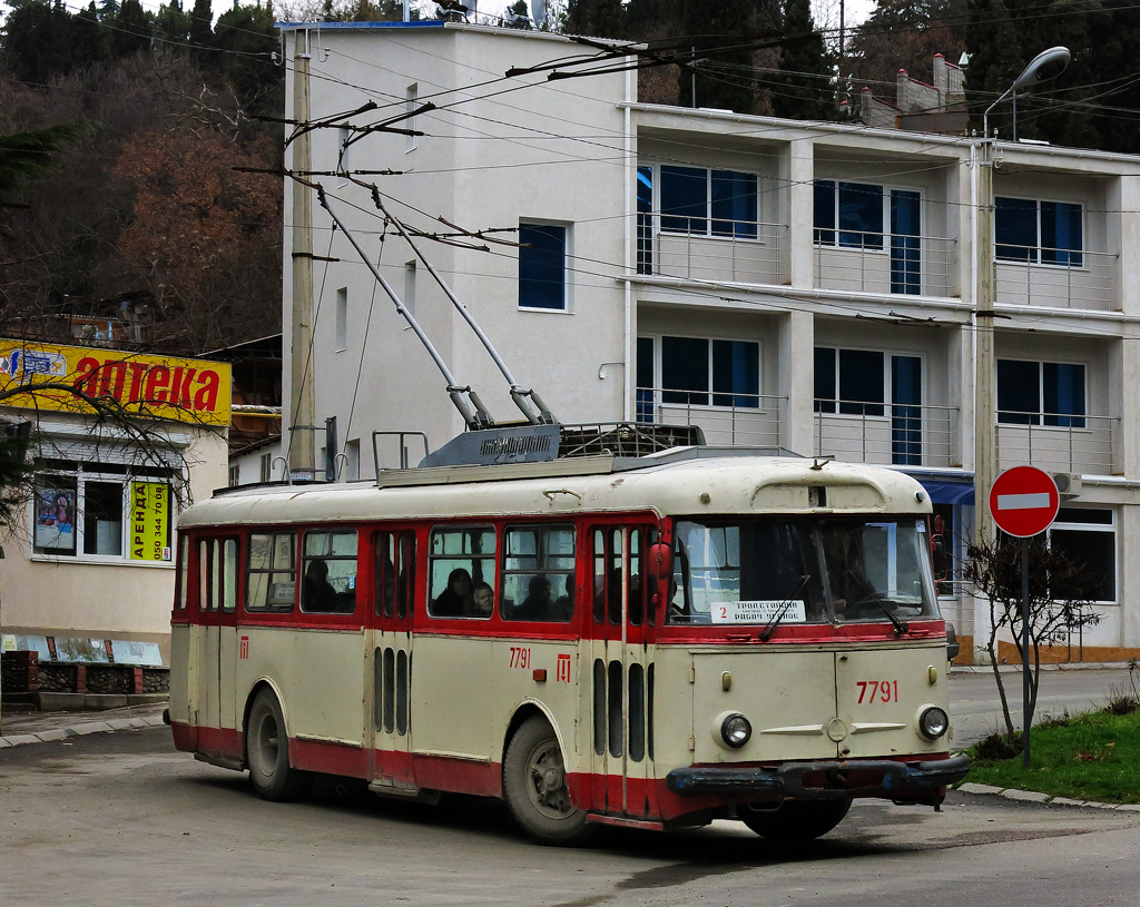 Krimmi trollid (Simferopol - Alušta - Jalta), Škoda 9TrH29 № 7791