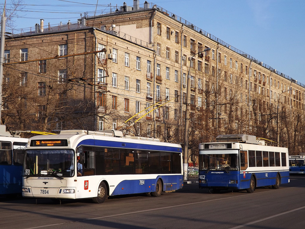 Москва, СВАРЗ-6235.01 (БКМ 32100М) № 7894; Москва, Тролза-5275.05 «Оптима» (КР МТрЗ) № 7462