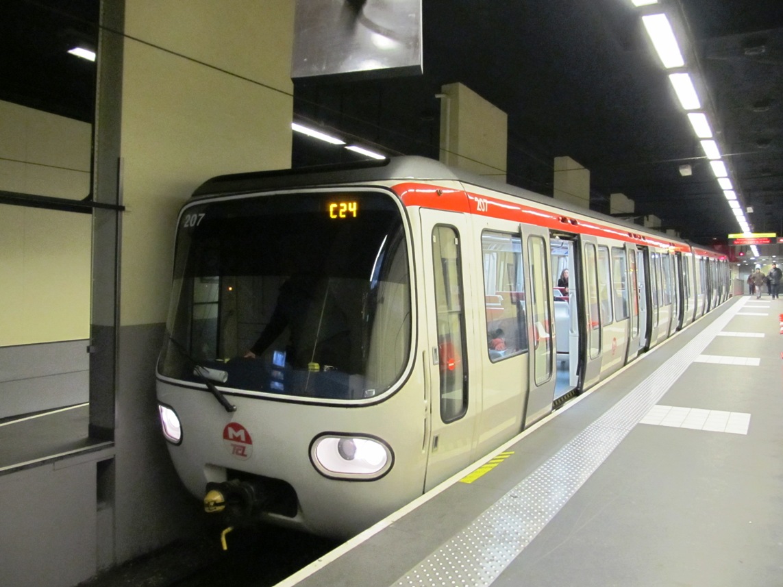 Лион, Alstom MCL 80 № 207; Лион — Метрополитен — Линия C