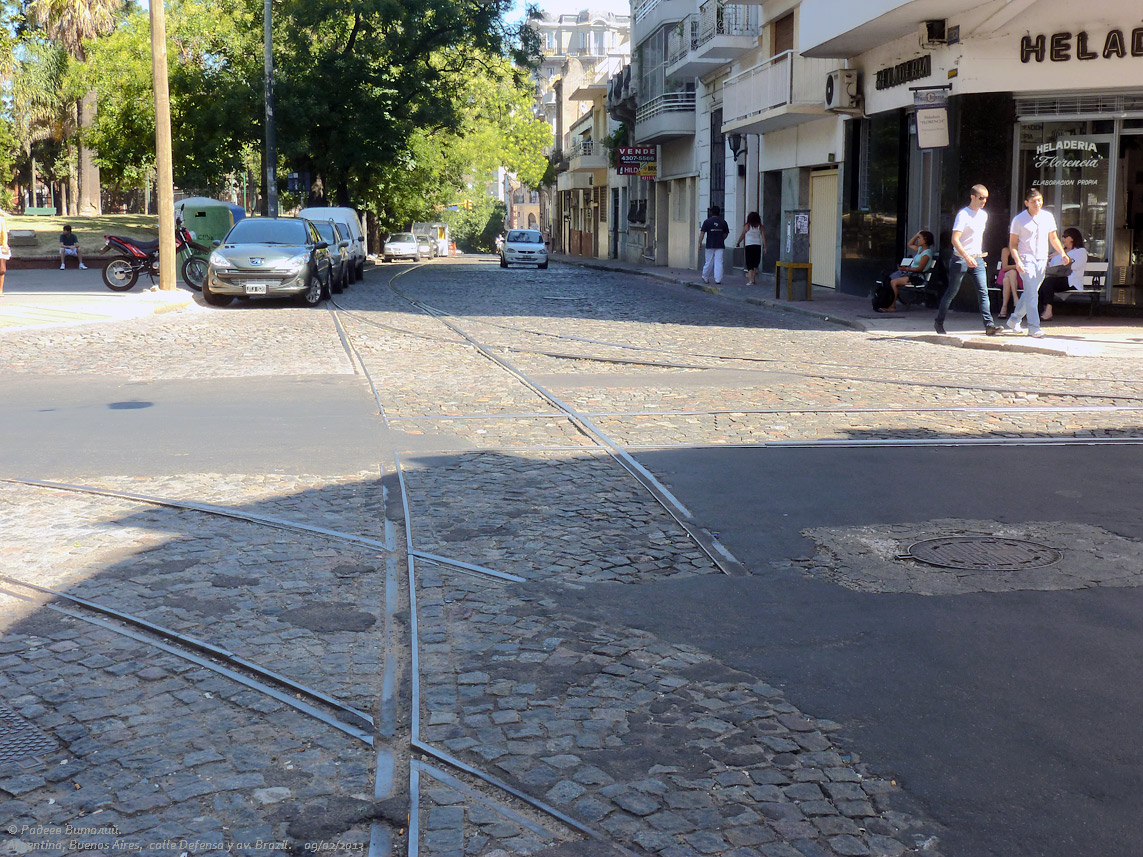 Buenos Aires — Remains of the infrastructure of old tram system