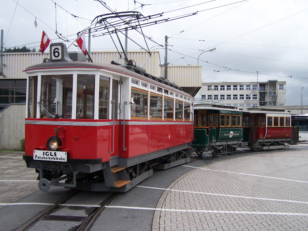 Инсбрук, Четырёхосный моторный Graz № 1; Инсбрук — 100 Jahre Haller Triebwagen