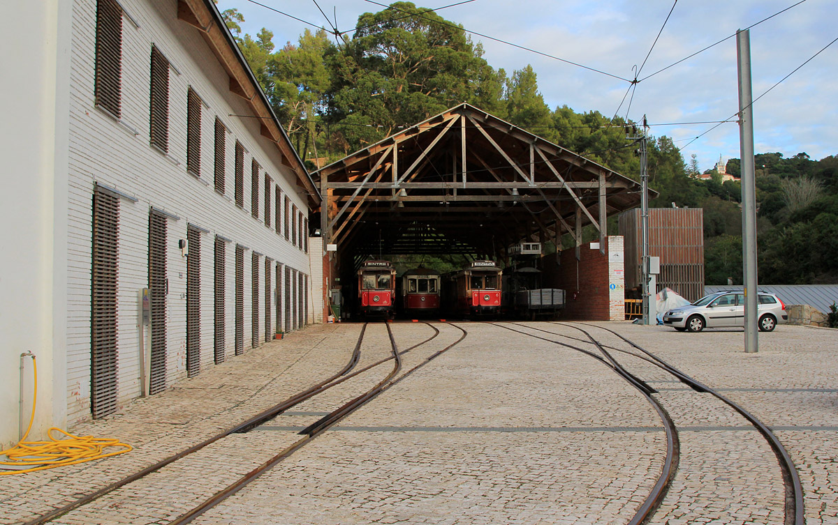 Синтра — Депо Ribeira da Sintra; Синтра — Линии и инфраструктура