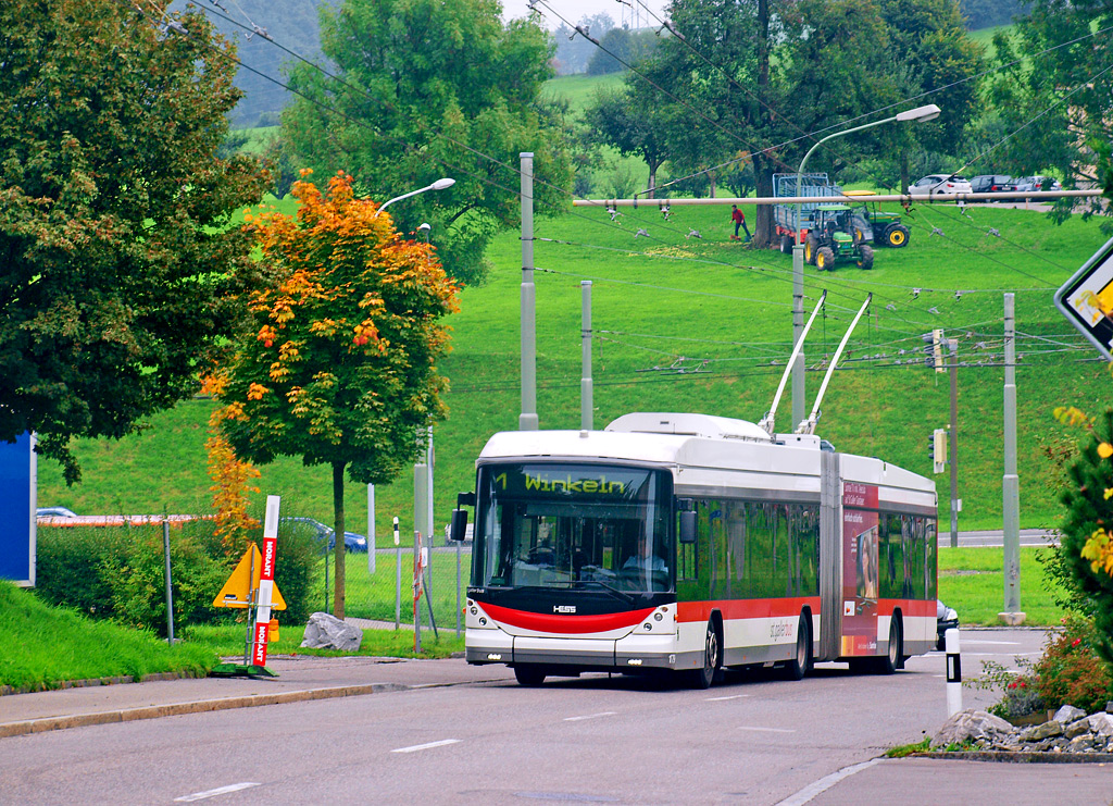 Санкт-Галлен, Hess SwissTrolley 3 (BGT-N2C) № 179