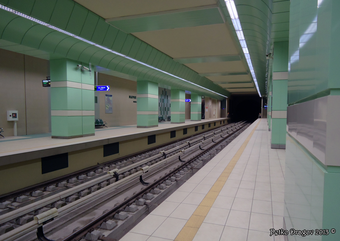 索菲亞 — Metro — [2] Second Subway diameter — blue line
