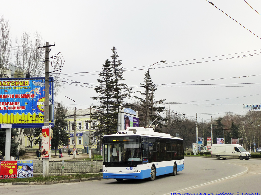 Крымский троллейбус, Богдан Т70110 № 4340