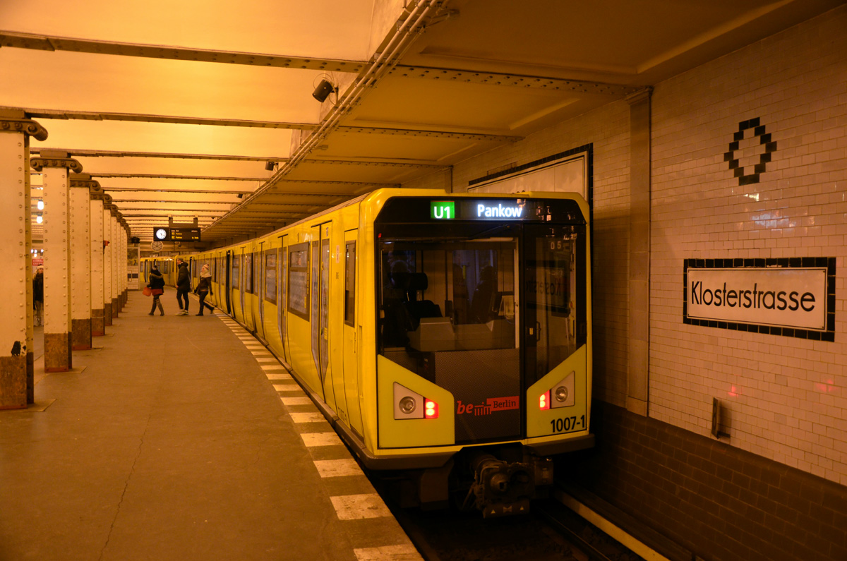 Берлин, BVG HK 06 № 1007; Берлин — U-Bahn — линия U1