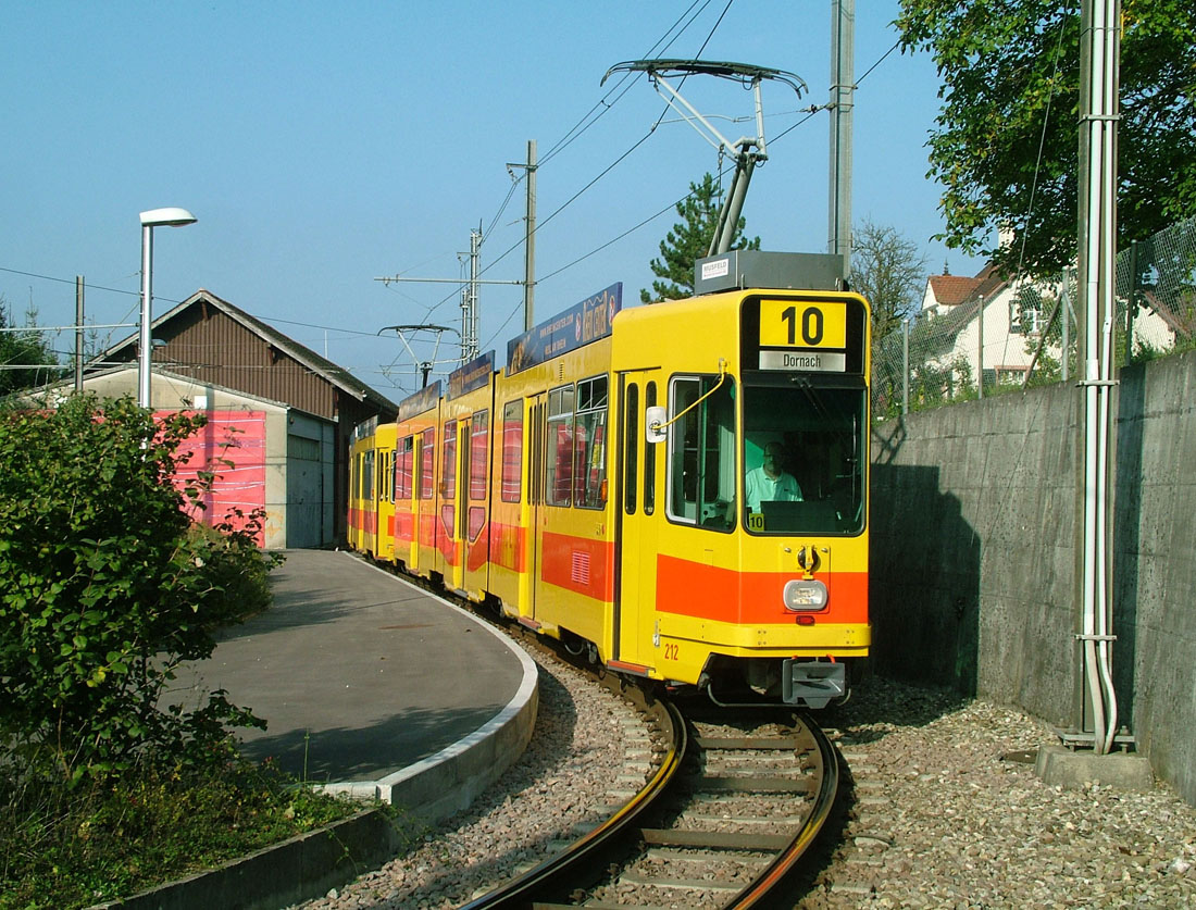 Базель, Schindler/Siemens Be 4/8 № 212; Базель — Международный трамвай-интерурбан Basel — Rodersdorf