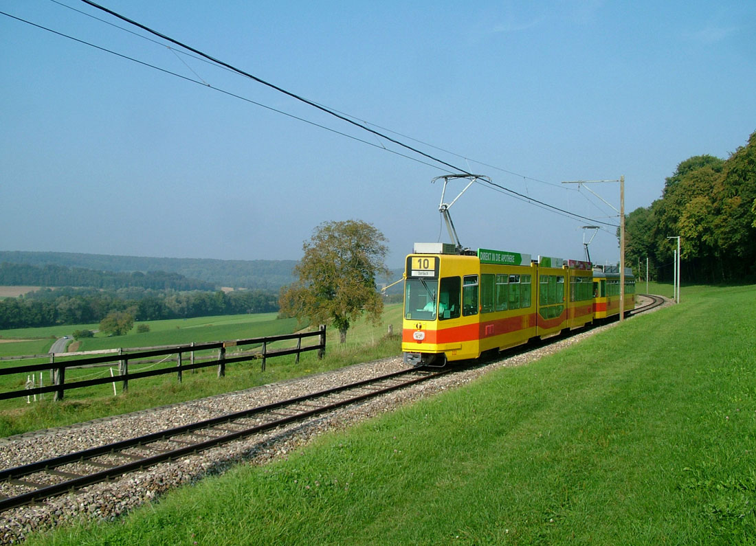Basel, Schindler/Siemens Be 4/8 № 222; Basel — International interurban line Basel — Rodersdorf