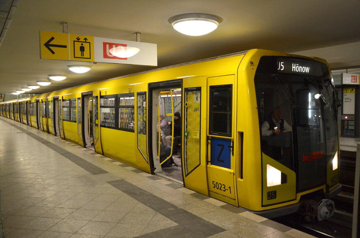Берлин, BVG H97 № 5023; Берлин — U-Bahn — линия U5