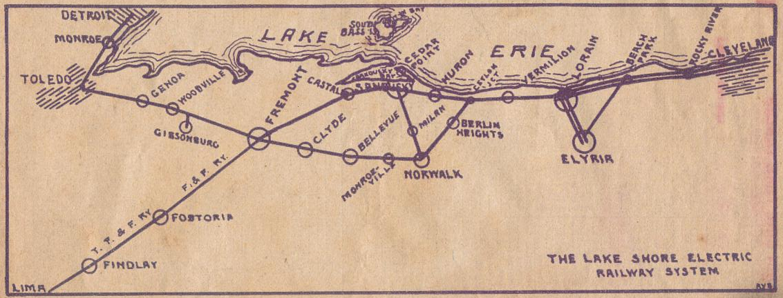 Lake Shore Electric — Maps and Plans