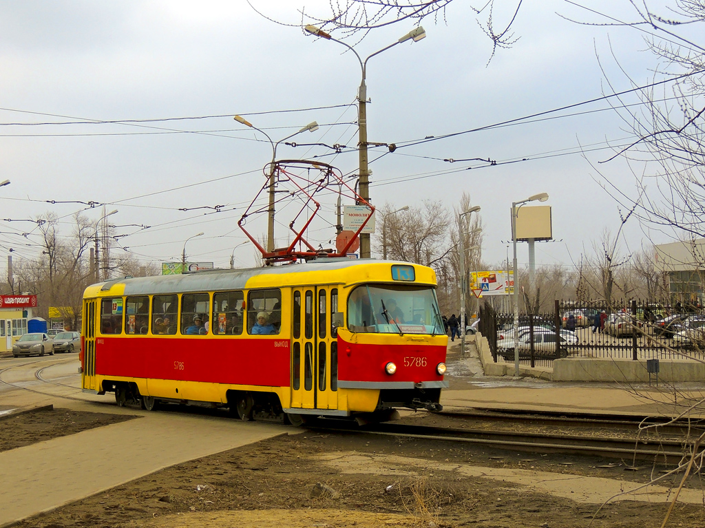 Волгоград, Tatra T3SU (двухдверная) № 5786