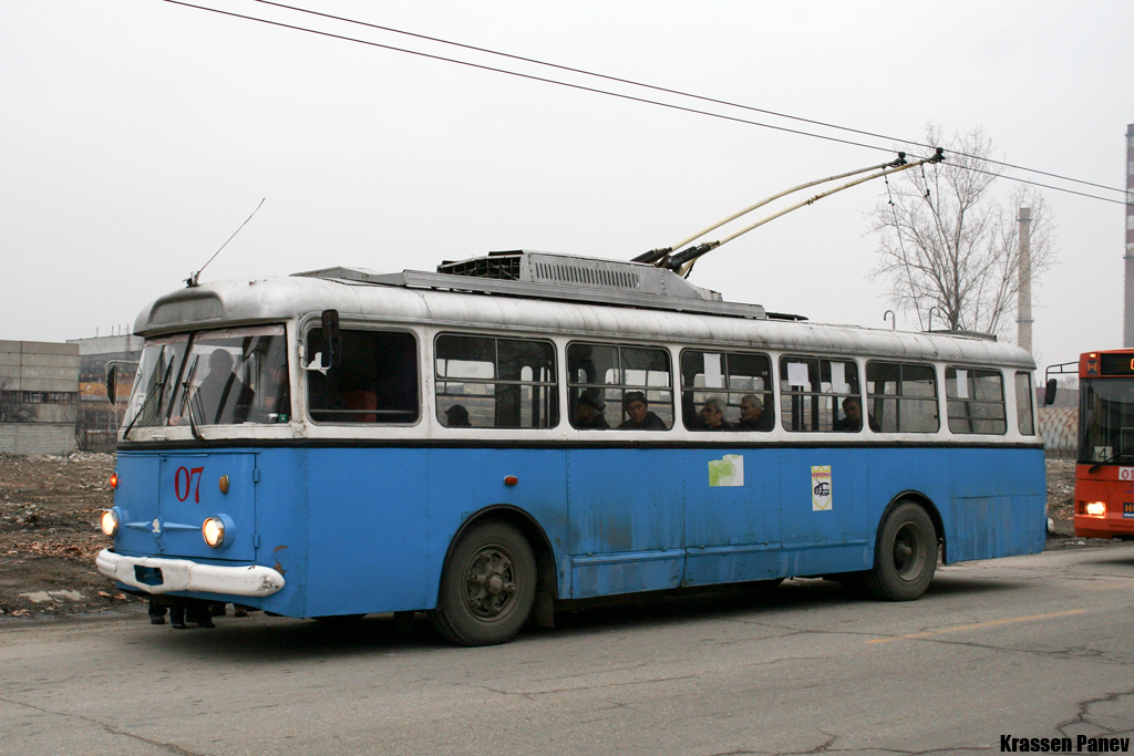 Pazardzhik, Škoda 9TrHT28 nr. 07; Pazardzhik — Trolleybuses Škoda 9Tr